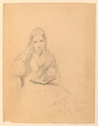 Portretstudie van Miss Elliott