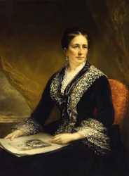 Portret van Mary McCrea Stuart Mevr. Robert Leighton Stuart, ca. 1840-1885