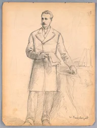 Studie voor portret van James Prendergast