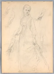 Studie voor "Titian Showing"