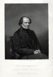 De zeer eerbiedwaardige John Russell, 1e graaf Russell, Britse liberale staatsman, ca. 1880
