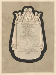 Gedenkteken voor Carous Scarburgh van Cranford Church