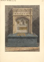 Graf van Gregory Lovell en zijn vrouw Anne, Harlington Church