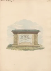 Graf van John Evans van Feltham Church