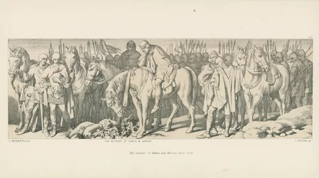 De terugtocht van Edwin en Morcar uit York