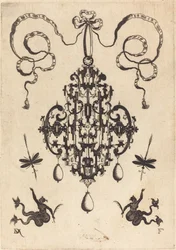 Groot Hanger, Linksonder en Rechts Twee Zeedieren