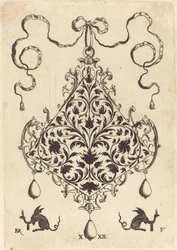 Grote Hanger, Sierlijk Bladontwerp