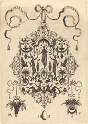 Grote Hanger, Drie Naakte Vrouwen met Takken in het Midden