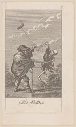 Bedelaar, blad 8 uit de reeks „De dodendans“