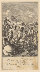 Blad 2 van de "Brandenburgse oorlogstaferelen"