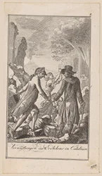 Blad 8 uit „Afbeeldingen uit de recente geschiedenis“