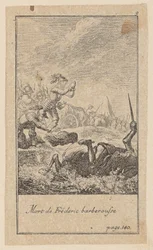Plaat 9 bij de "Geschiedenis van de Kruistochten" van Joh. Christoph Mayer