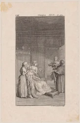 Clarisse in het huis van de weduwe Sorlings
