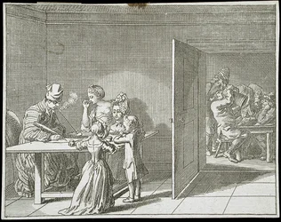 Illustratie voor Basedows "Elementair werk"