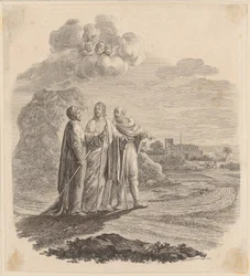 Discipelen te Emmaüs. Eerste blad