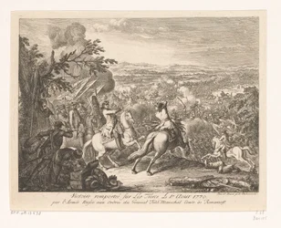 Overwinning van generaal Roemjantsev tijdens de Slag bij Cahul, 1770