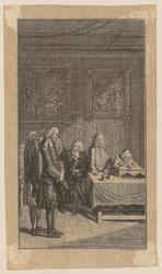 Sebaldus voor het consistorie