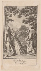 Deelname, blad 4 uit de serie "Oprechtheid en huichelarij"