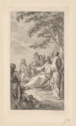 Titelfiguur uit het gezangboek van Basedow, deel 2