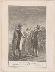 Titelgravure voor W. G. Beckers “Reis naar de Alpen”