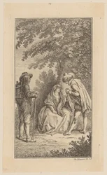 Kopergravure bij de „Storia di Bianca Capello”