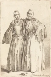 Twee Staande Dames (Demoiselles Quantin)