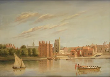 Lambeth Palace vanaf de Theems, ca. 1790 (olieverf op doek)