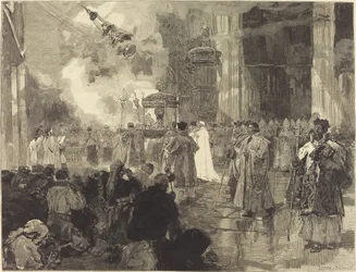 De Feesten van Sint-Jacob van Compostella: De Processie van de Relieken