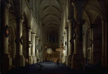 Interieur van een kerk