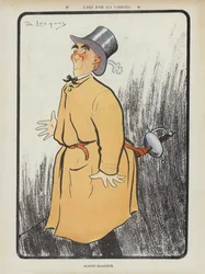 Albert Brasseur, Franse komiek en operettezanger. Illustratie voor Le Rire