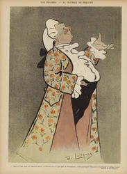 Maurice de Feraudy, Franse liedjesschrijver en acteur. Illustratie voor Le Rire