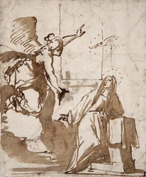 De Aankondiging (tekening)