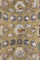 Gewelf van het centrale schip, Kerk van S. Maria Assunta, 1629