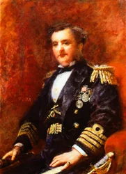 Portret van admiraal Mervyn Medlycott