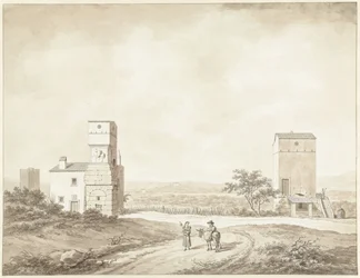 Ruïnes van de Villa Adriana nabij Tivoli
