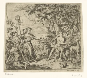 Orpheus en de maenaden van Ciconia