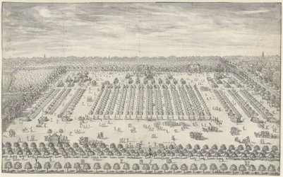 Kampement bij Den Haag, 1742