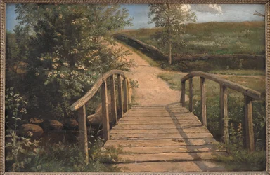 Brug over een stroom in Assens, Funen
