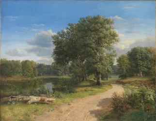 Landschap bij Hammermøllen, Noord-Seeland