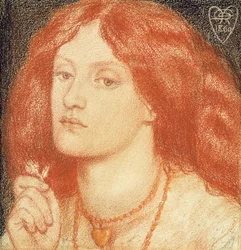 Portret van Elizabeth Siddal (1834-62)