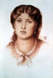 Portret van Fanny Cornforth, 1868