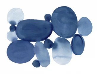 Blauwe Watercolorstones01