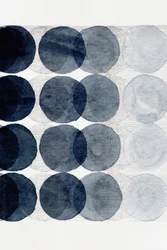 Vervagende blauwe cirkels