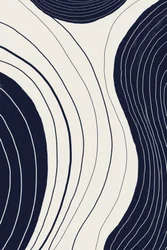Golvend organisch patroon