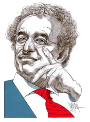 Gad Lerner (digitale kleurpotloodtekening)