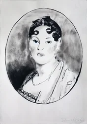 Ingre Meisje 2, 2003 (inkt op papier)