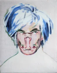 Shockheaded Warhol, 2013 (acrylverf op doek)