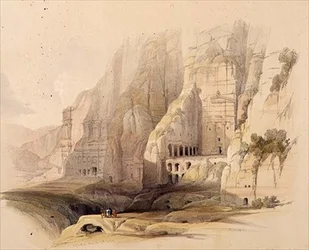 Opgegraven Landhuizen van Petra, 7 maart 1839, plaat 103 uit Volume III van 