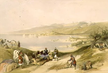 Sidon kijkend naar Libanon, plaat 75 uit Volume II van 