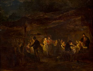 Een Avondmaal, Soldaten Voor een Kasteel